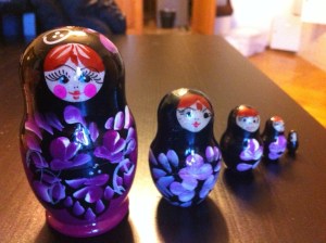 Russian Dolls (Purple!)