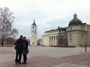 The Old Town Square in Lithuainia