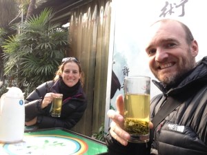 Jasmine tea in Chengdu