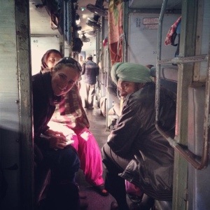 Mingling with the locals