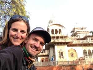 Outside the Royal Albert Hall building (a museum)