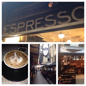 Degraves Street in the Melbourne CBD