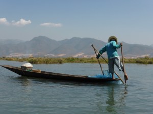 An unique fishing technique