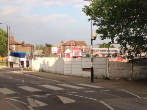 Not your standard restaurant entrance