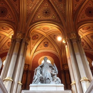 Entrance to the upper floors of the museum