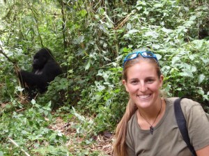 With a wild Silverback