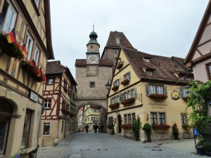The Roeder Tor, one of the many towers scattered throughout Rothenburg