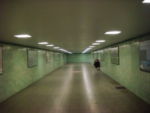 One of Berlin's former 'Ghost Stations', closed off during the Cold War and division of the city