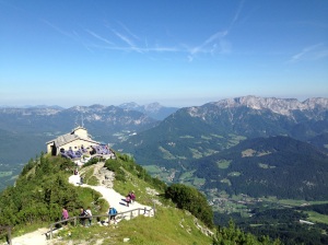 Looking down over Berchtesgaden and the Eagle's Nest 
