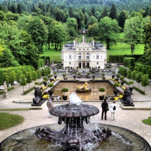 The smallest and only palace to be completed, Linderhof