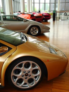 Lamborghini has most makes and models on show in their much smaller museum