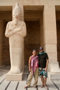 The two of us at the Hatshepsut 