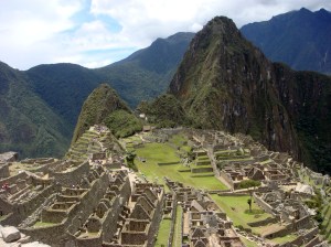 The must have photo of Machu Picchu with the mountain of Wayna Picchu in the background