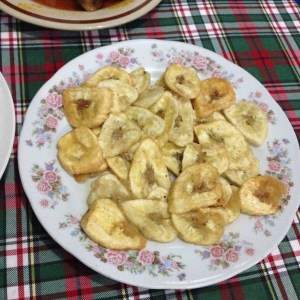 Banana chips, a staple of most meals