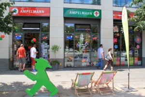 One of the many Ampelmann stores throughout Berlin. Do you really need those ice cube trays, well yes!